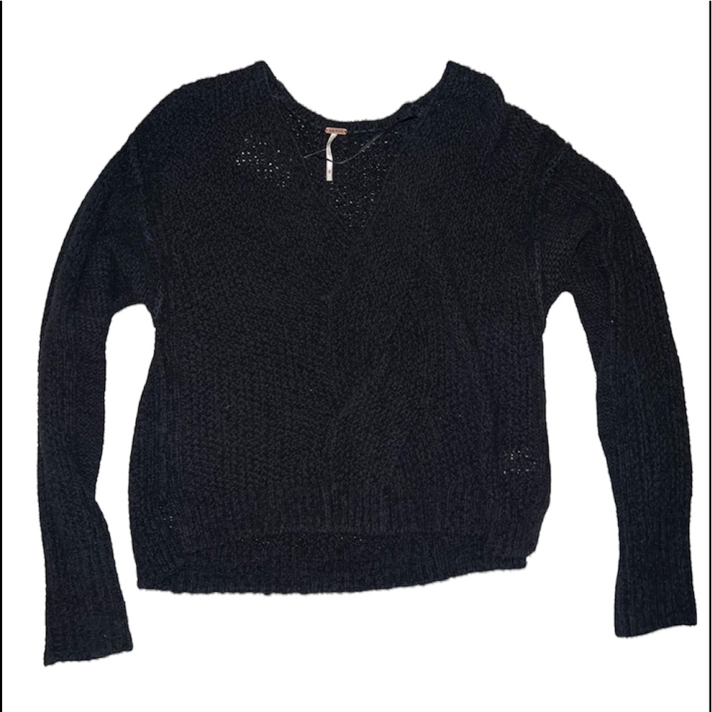 NWT Free People Navy Knit Sweater S